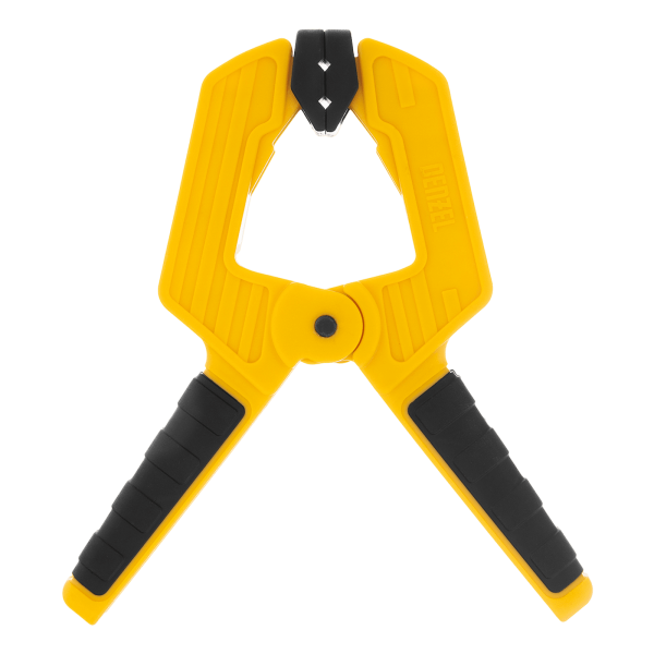 Струбцина клещеобразная DENZEL усиленная 50 х 35 мм, двухкомпонентные рукоятки