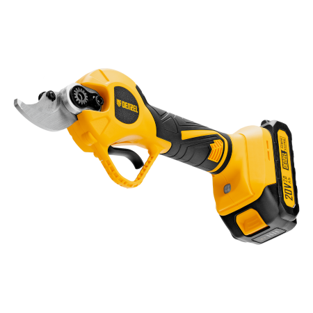 Секатор аккумуляторный, бесщет. DENZEL, CP-30BL, Li-Ion, 20 В, лезвия SK5