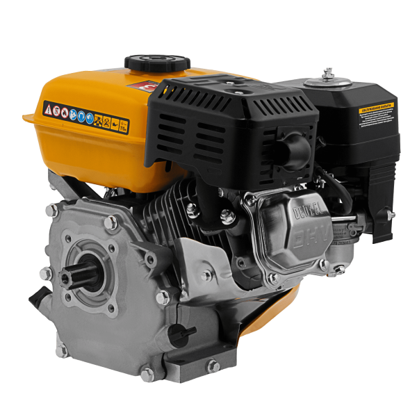 Двигатель бензиновый RX-17S, 7 л.с., 212 см3, горизонтальный вал шлиц 25 мм Denzel