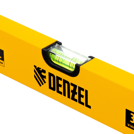 Уровень алюминиевый DENZEL 33683, 1000 мм, 3 глазка, фрезерованный