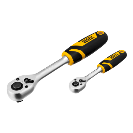 Набор инструментов DENZEL 1/2", 1/4", CrV, S2, пластиковый кейс, 94 предмета