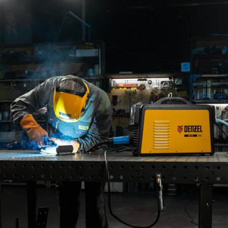 Аппарат инвертор. полуавтомат. сварки DENZEL MIG-160, 160 А, ПВ 60%, катушка 5 кг