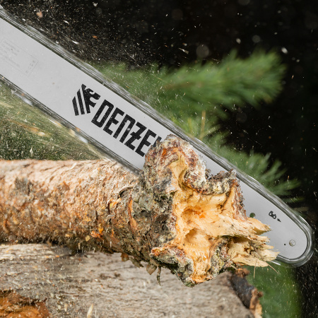 Пила цепная электрическая DENZEL EDS-2200, 2.2 кВт, шина 45 см, шаг 3/8, 62 звена