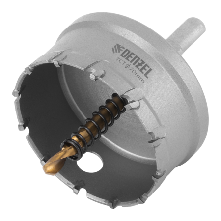 Коронка по металлу DENZEL 724020, 70 мм, твердосплавная