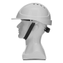 Каска защитная ударопрочная DENZEL ABS/PC, плавная регулировка, модель «Форвард» (К-05), белая