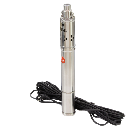 Скважинный насос DENZEL DWS-3-75, 500 Вт, 1600 л/ч, напор 75 м, винтовой, диаметр 3