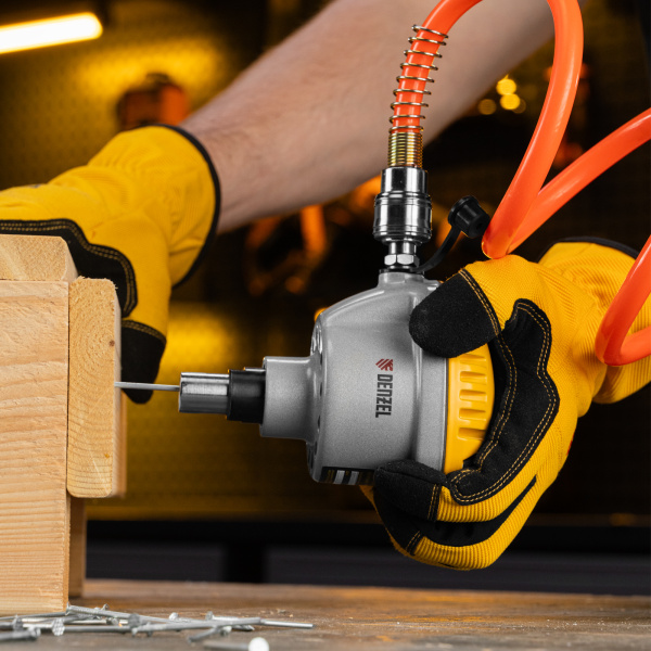 Пневматический молоток DENZEL HP120 для одиночных гвоздей до 120 мм