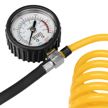 Компрессор автомобильный DENZEL AC-75, 12 В, 10 атм., 75 л/мин, LED