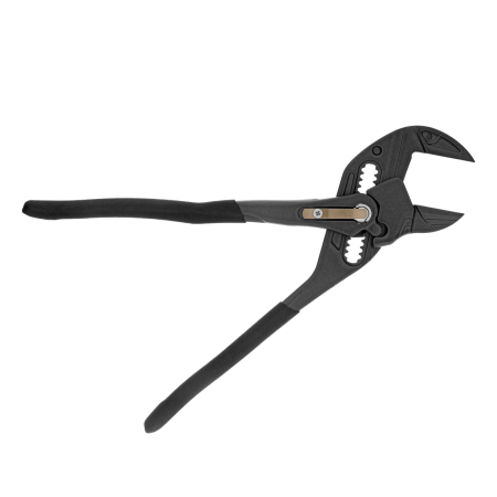 Клещи переставные DENZEL кнопочный механизм, обливные рукоятки, сантехнические, 250 мм