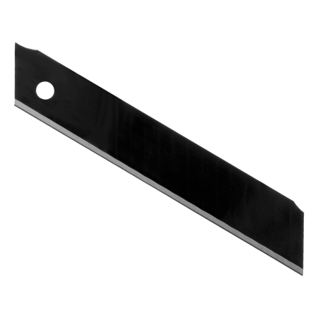 Лезвия DENZEL 18 мм, сталь SK4 - 0,5 мм, супер острые, многосегментные, 5 штук