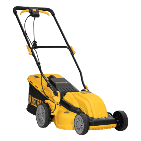 Газонокосилка электрическая DENZEL GMC-1800, шир. 38см, 1800 Вт, 6 уров., травосб. 35 л