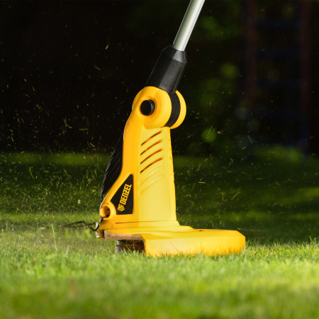 Триммер электрический DENZEL TE-650, 650 Вт, 330 мм, катушка автомат, телескопическая штанга