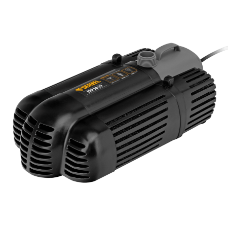 Насос фонтанный DENZEL FNP90-39, 92 Вт, подъем 3,9 м, 3200 л/ч, колокольчик/каскад/гейзер