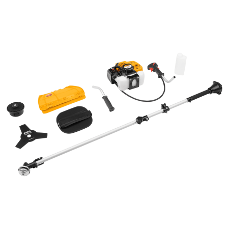 Триммер бензиновый DENZEL DTS-52S, 52 см3, разъемная штанга, состоит из 2 частей