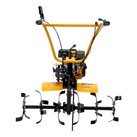 Мотоблок DENZEL DPT-270S, 7 л.с., ремен.сцеп, фрез 3х4, ШОМ, передачи 2В/1Н