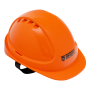 Каска защитная ударопрочная DENZEL ABS/PC, плавная регулировка, модель «Форвард» (К-05), оранж.