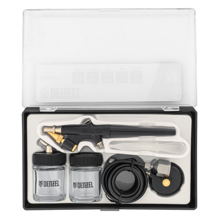 Аэрограф с нижним бачком DENZEL AB2, 0,8 мм, 22 мл, 11 л/мин