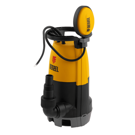 Дренажный насос DENZEL DP600S для чистой и грязной воды, 600 Вт, напор 7 м, 13000 л/ч