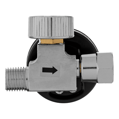 Регулятор давления с манометром DENZEL для краскораспылителя K1500, 12 бар, 1/4"