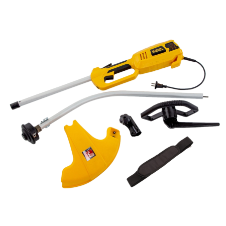 Триммер электрический DENZEL TE-1100, 1100 Вт, 380 мм, катушка, разборная штанга