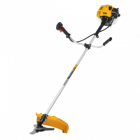 Триммер бензиновый DENZEL DTS-33, 33 см3, неразъемная штанга, состоит из 2 частей