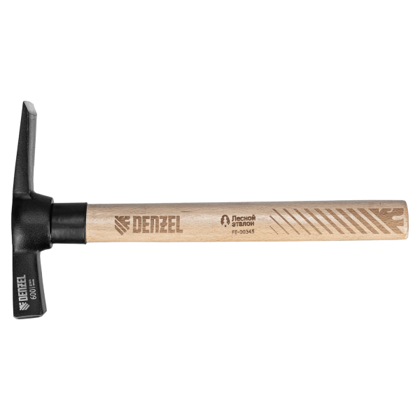 Молоток каменщика DENZEL 600 г, буковая рукоятка, EFP