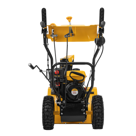 Снегоуборщик гибридный с функц. подметания DENZEL SWB-600, 212 сс, руч. старт, 2 насадки