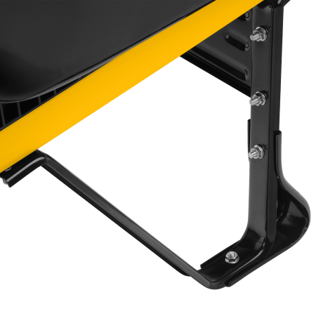 Тачка строительная DENZEL усиленная, объем 140 л, 250 кг, двухколесная, колесо 15х6.00-6