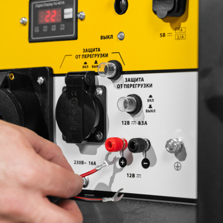 Генератор дизельный DENZEL DES-55, 5,5 кВт, 230 В, 11 л, ручной стартер