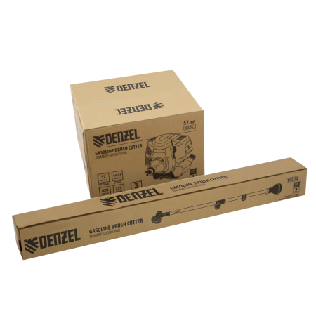 Триммер бензиновый DENZEL DTL-52, 52 см3, неразъемная штанга