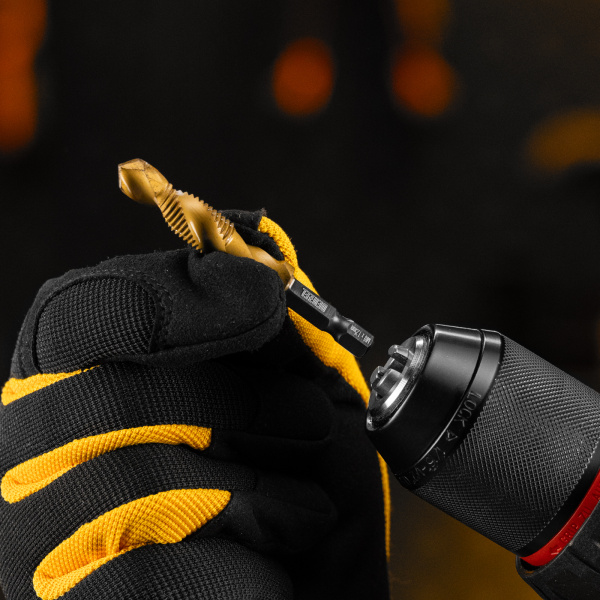 Сверло-метчик DENZEL М10 х 1,25 мм, Р6М5