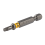 Бита DENZEL TX 15х50, сталь S2, шестигранный профиль, 10 шт. Е 6,3