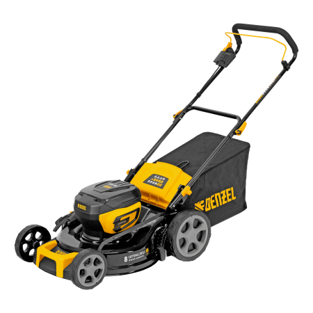 Газонокосилка аккумуляторная бесщет. DENZEL DLM-460, 460 мм, травосб. 65 л., Li-Ion, 40 В