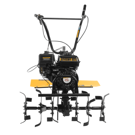 Мотоблок DPT-270X, 7 л.с., диск.сцеп, шир 90 см, глуб 35 см,фрез 3х4,ВОМ,скор 2В/1Н,кол 8" Denzel