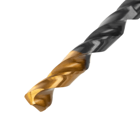 Сверло по металлу DENZEL 6 мм, HSS-Tin, Golden Tip, 10 шт.