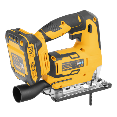 Лобзик аккумуляторный DENZEL CJH-20-80, Li-Ion, 20 В