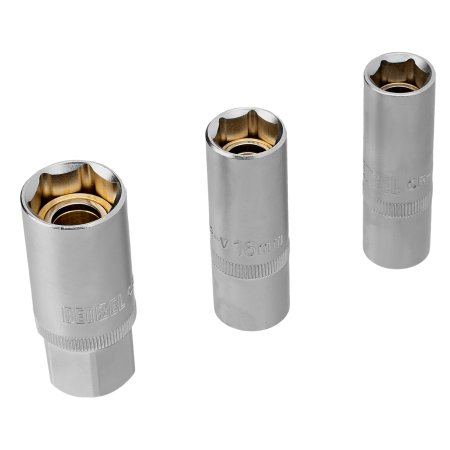 Набор инструментов DENZEL 1/2", 1/4", 3/8", CrV, S2, пластиковый кейс, 144 предмета