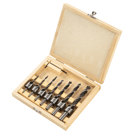 Набор сверл зенкеров по дереву DENZEL 3-10 мм, 7 шт