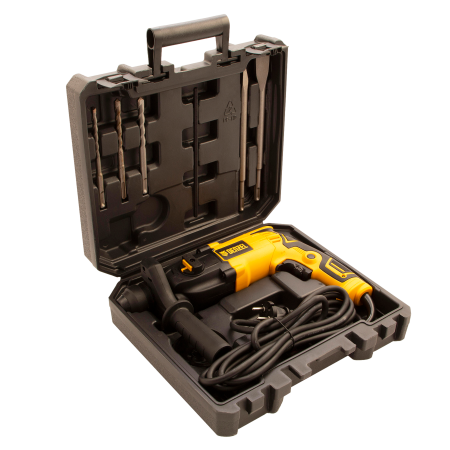 Перфоратор электрический DENZEL RH-650-18, SDS-plus, 650 Вт, 2.0 Дж, 3 плюс 1 режим