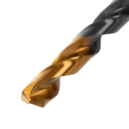 Сверло по металлу DENZEL 7,5 мм, HSS-Tin, Golden Tip, 8 шт.