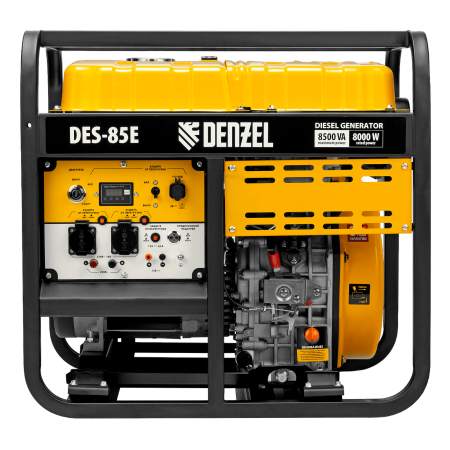 Генератор дизельный DENZEL DES-85E, 8,5 кВт, 230 В, 16 л, электростартер