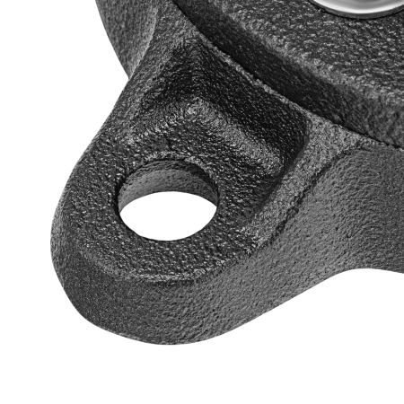 Тиски слесарные DENZEL BVH-100, 100 мм, поворотные, стальная направляющая, с наковальней
