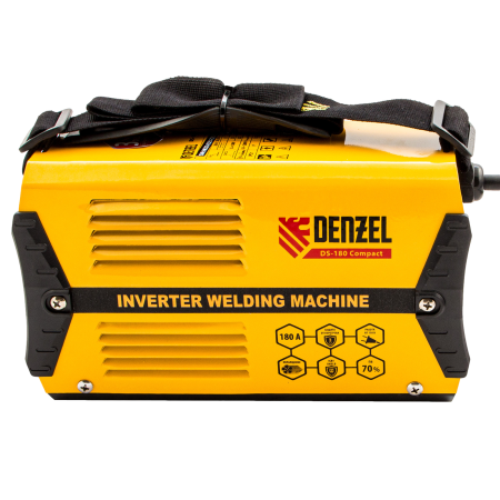 Аппарат инверторный дуговой сварки DENZEL DS-180 Compact, 180 А, ПВ 70%, 1.6-4 мм