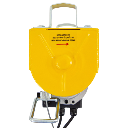 Тельфер электрический DENZEL TF-250, 0.25 т, 540 Вт, высота 12 м, 10 м/мин