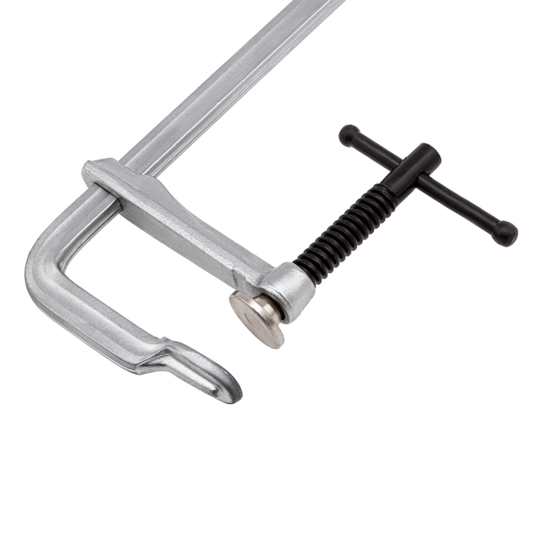 Струбцина DENZEL F-образная, 100x600мм, кованая Струбцина DENZEL F-образная, 100x600мм, кованая