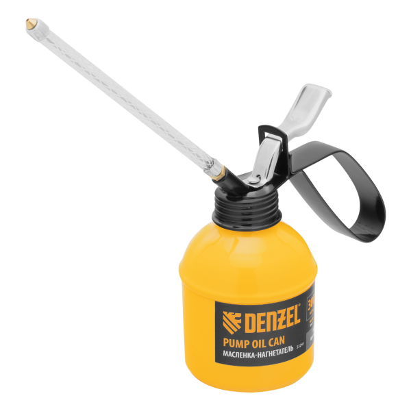 Масленка-нагнетатель DENZEL, металлический корпус, 0,3 л, гибкий наконечник