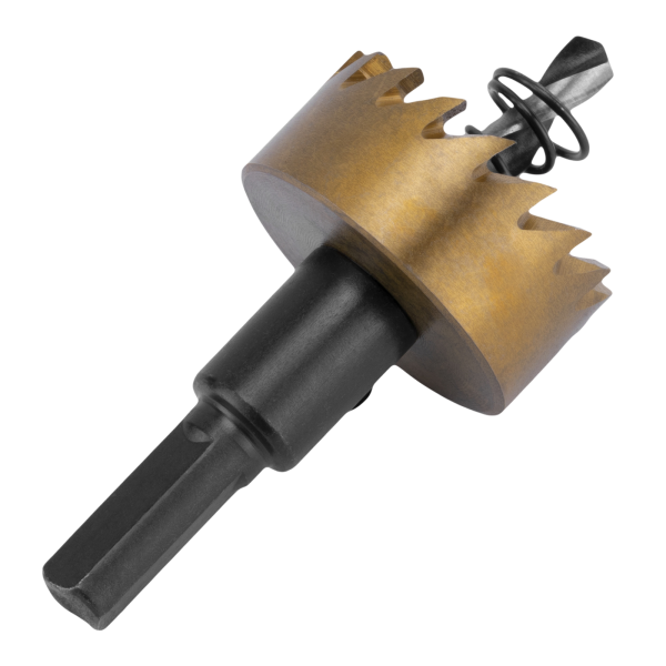 Коронка по металлу DENZEL 724108, 30 мм, HSS, нитридтитановое покрытие