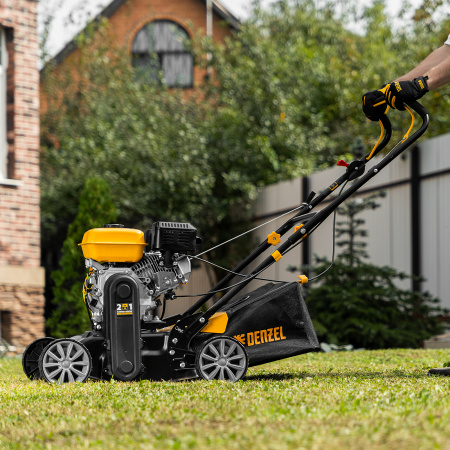 Скарификатор-аэратор DENZEL бензиновый SAG-400, 212 см3, -15/+10 мм, 40 см