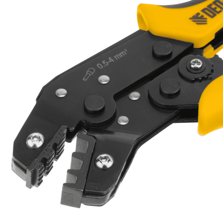 Клещи для обжима наконечников штыревых DENZEL НШВ, НШВИ, НШВИ-2, 6-16 мм2