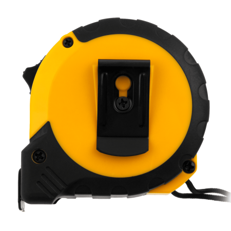 Рулетка DENZEL 5м х 25мм, двухкомп. корпус, кнопка-пауза